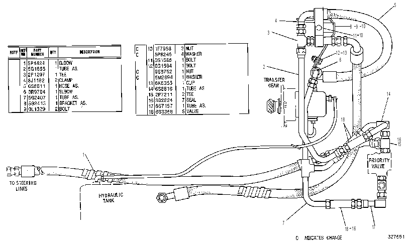 PUMP & LINES GP 5G2361 CAT