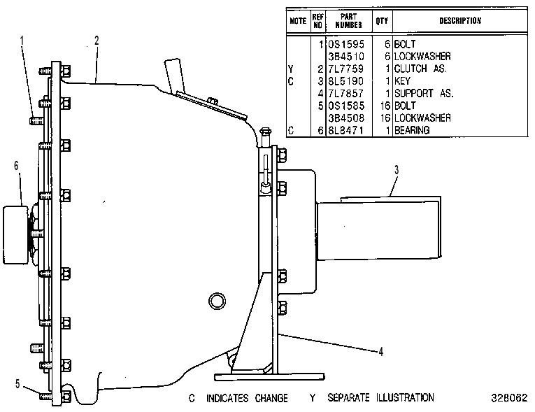 Коробка отбора мощности 7L7760 CAT