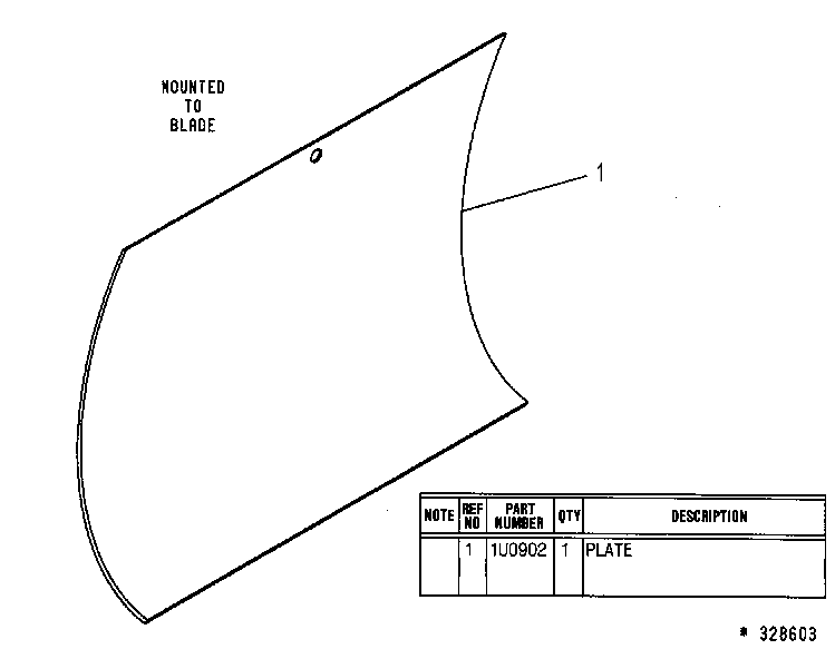 PLATE GP-PUSH 4T3492 CAT