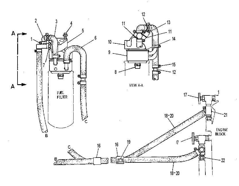 HEATER GP-FUEL 7W3292 CAT
