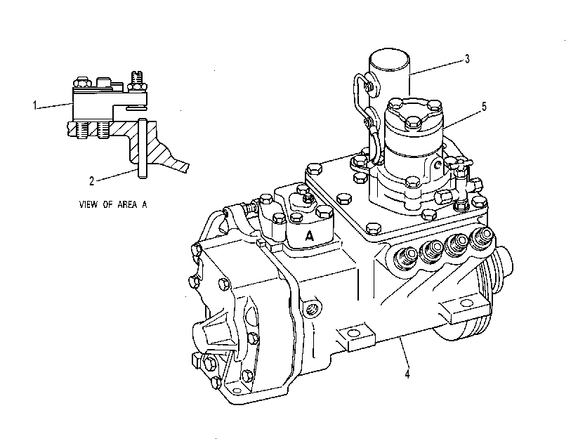 ТНВД с регулятором 4W4202 CAT