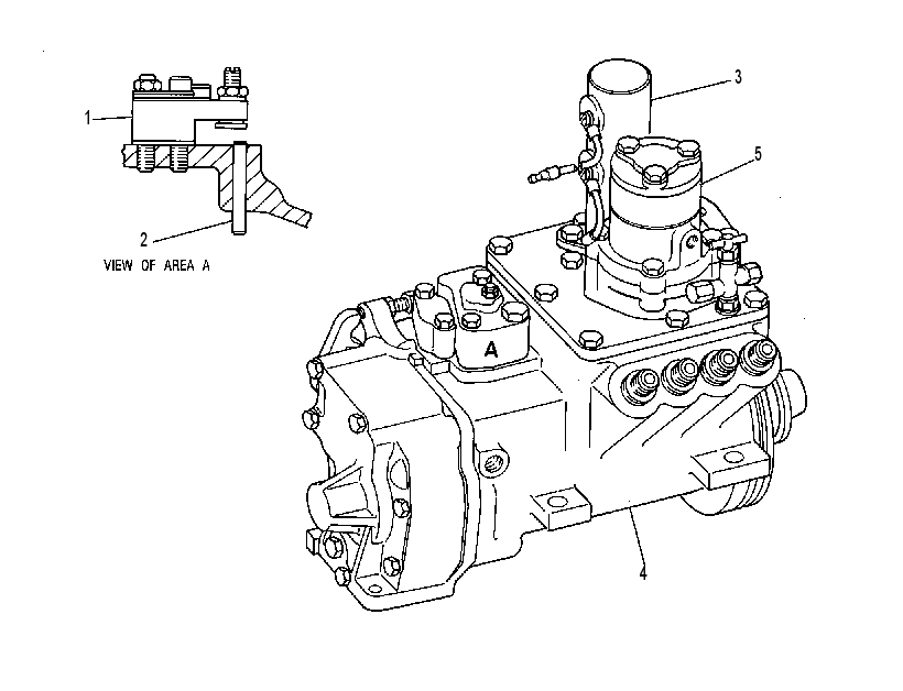ТНВД с регулятором 7W5478 CAT
