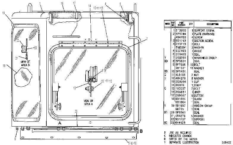 Каркас безопасности (ROPS) 5T3950 CAT