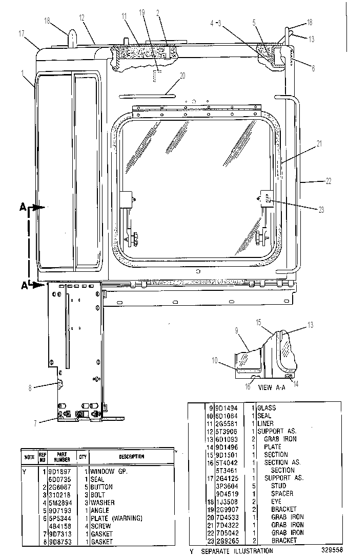 Каркас безопасности (ROPS) 5T6473 CAT
