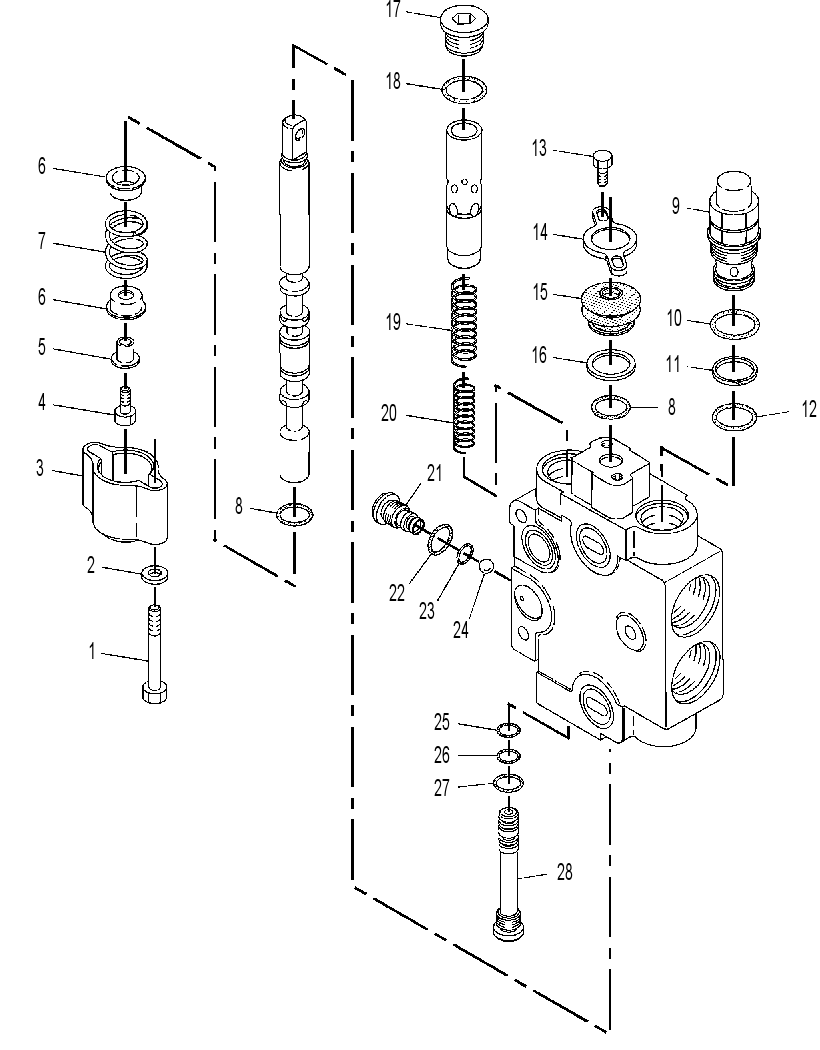 Клапан управляющий 9T0626 CAT
