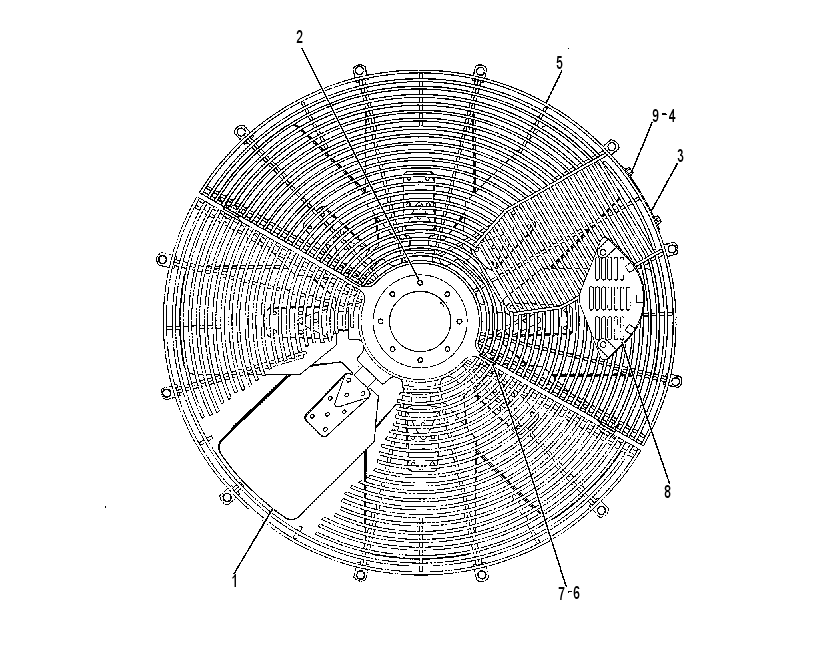 REVERSIBLE FAN 2W5812 CAT