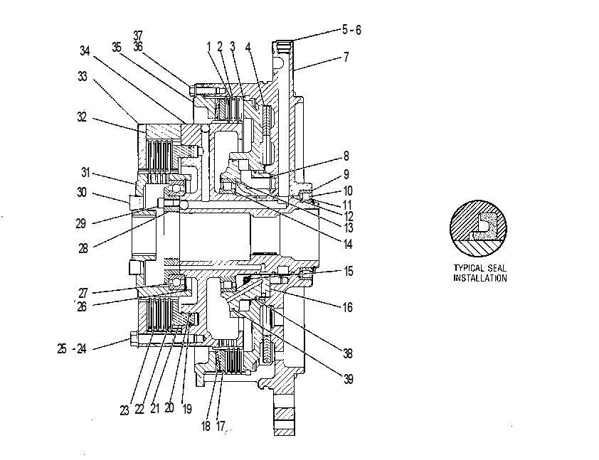 CLUTCH & BRAKE GP-STEERING 3W2411 CAT