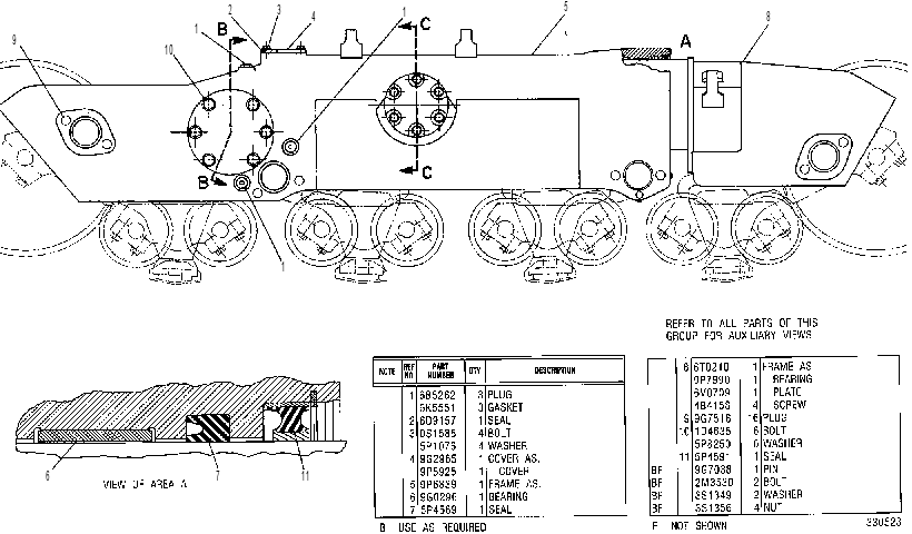 Рама телескопического натяжителя 6T2542 CAT