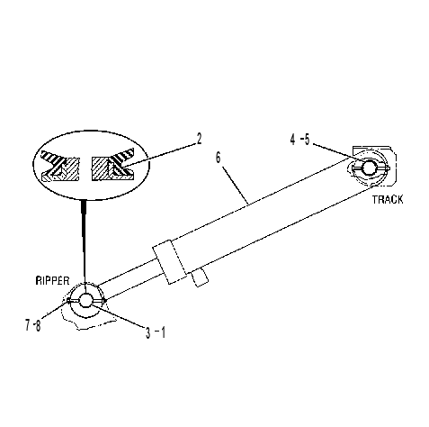 CYLINDER & MTG GP-RIPPER 1U0275 CAT