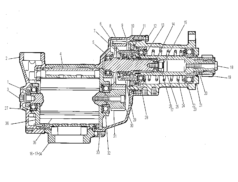 Стартер пневматический 4W5106 CAT