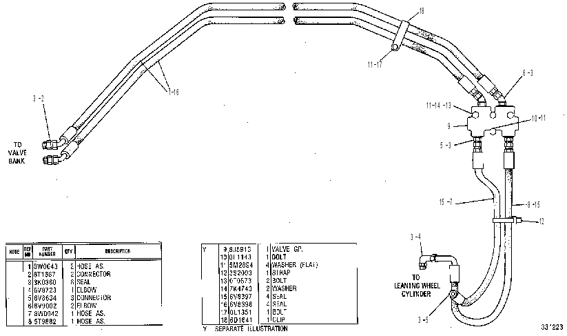 Трубопроводы гидравлические 8W0041 CAT