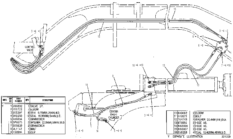 Трубопроводы гидравлические 8W0035 CAT