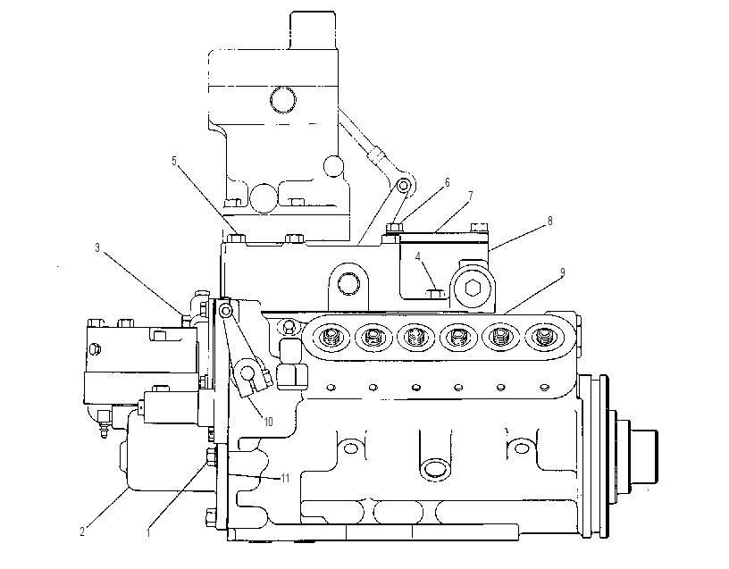 PUMP GP-GOV DRV,FUEL INJ & TFR 2W9123 CAT