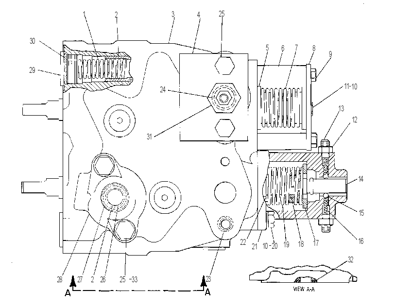 Клапан управляющий 9T0176 CAT