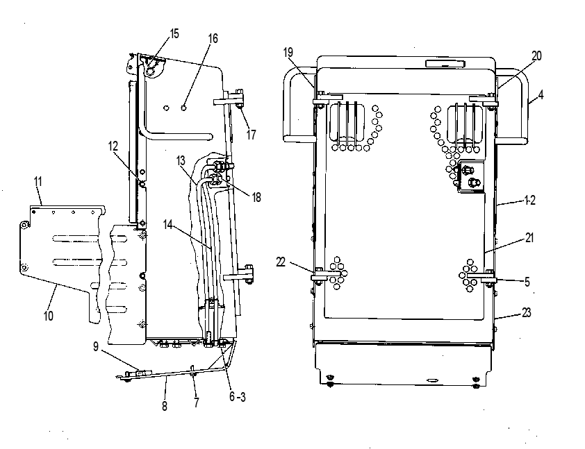 Защита радиатора 3W4045 CAT