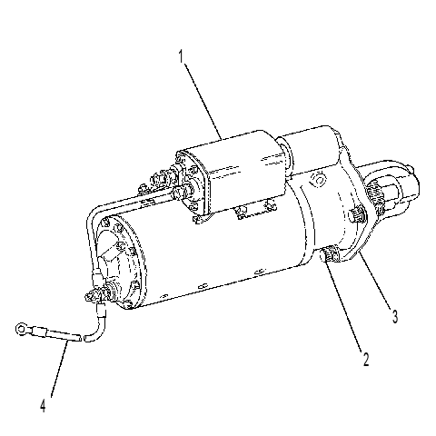 Стартер электрический 4W4757 CAT