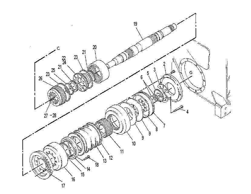 CLUTCH & GEAR GP 7G2276 CAT