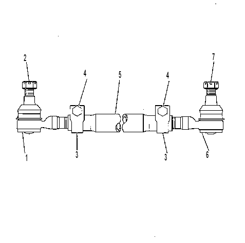 Тяга рулевая 7D8912 CAT