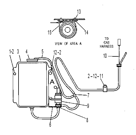 BOTTLE GP-WINDSHIELD WASHER 6T3689 CAT