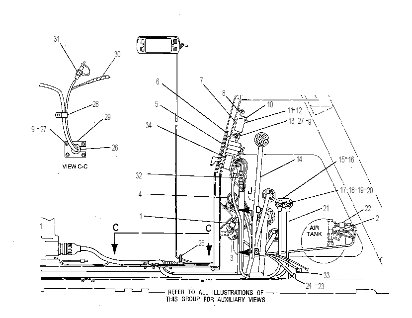 Проводка кабины 6G7940 CAT