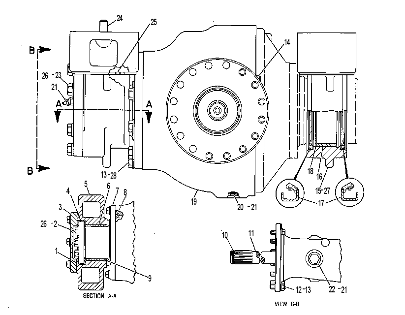 AXLE GP-OSCILLATING 3V8256 CAT