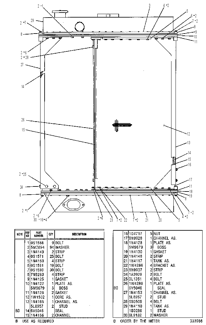 Радиатор 2W5286 CAT