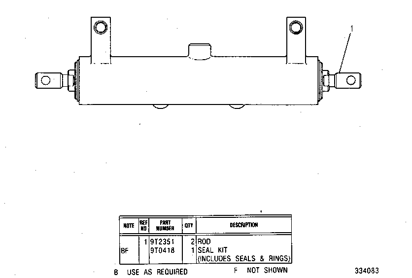 CYLINDER GP-PIN COUPLER 9T2352 CAT