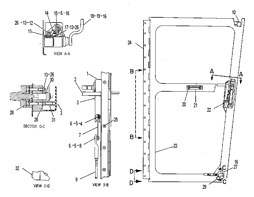 Дверь 5T6268 CAT