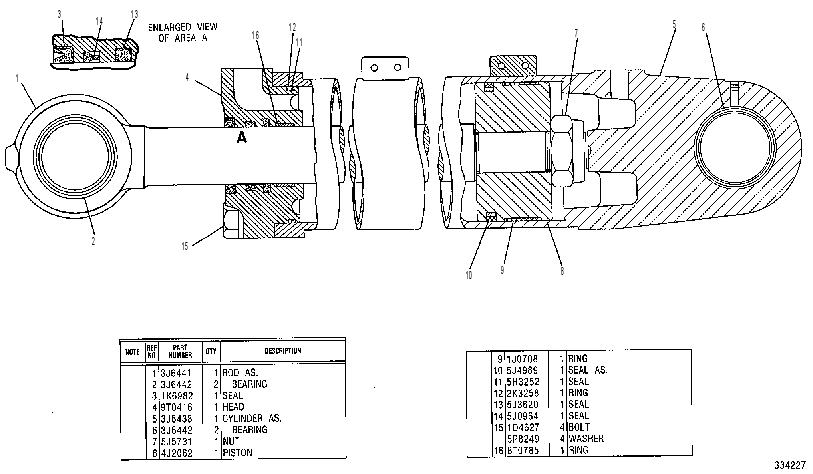 Цилиндр 4T9290 CAT