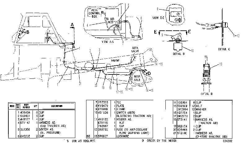 Проводка датчиков 6G8135 CAT