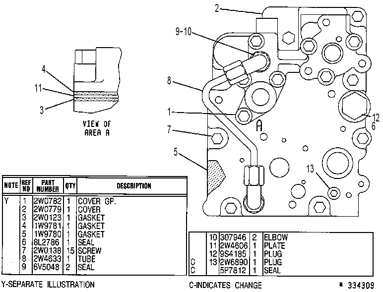 COVER GP-GOVERNOR 2W1220 CAT
