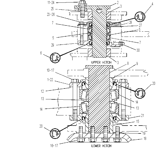 HITCH GP-ARTICULATED 3V6296 CAT
