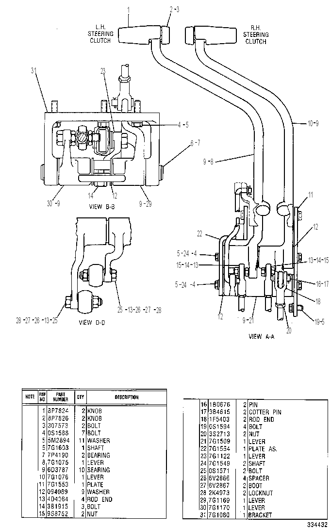 CONTROL GP-STEER CLUTCH & BRK 7T2615 CAT
