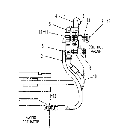 LINES GP-SWING ACTUATOR 5G2606 CAT