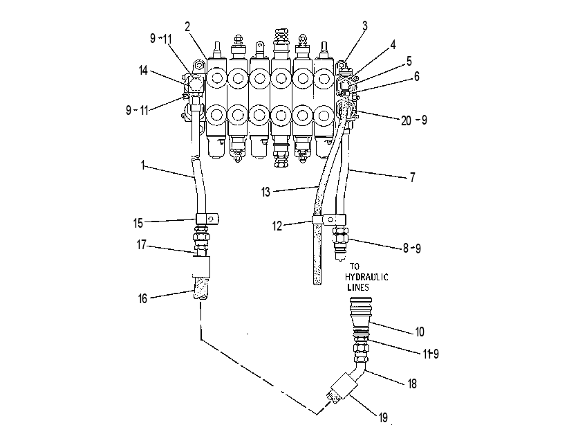 VALVE & LINES GP 5G2582 CAT
