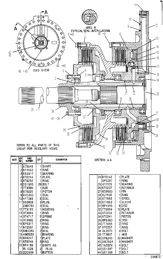CLUTCH & BRAKE GP-STEERING 6T2819 CAT