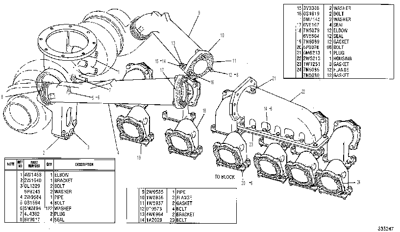 Трубопроводы воздушные 4W5181 CAT