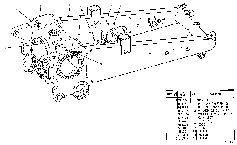 Корпус с рамой 7T2260 CAT
