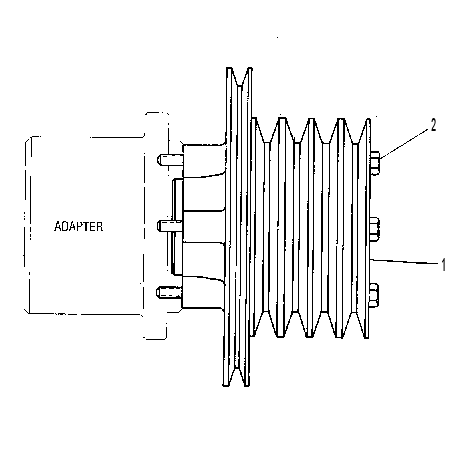 Шкив 7W2867 CAT