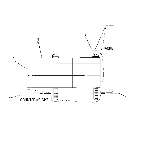 Противовес 7T1695 CAT