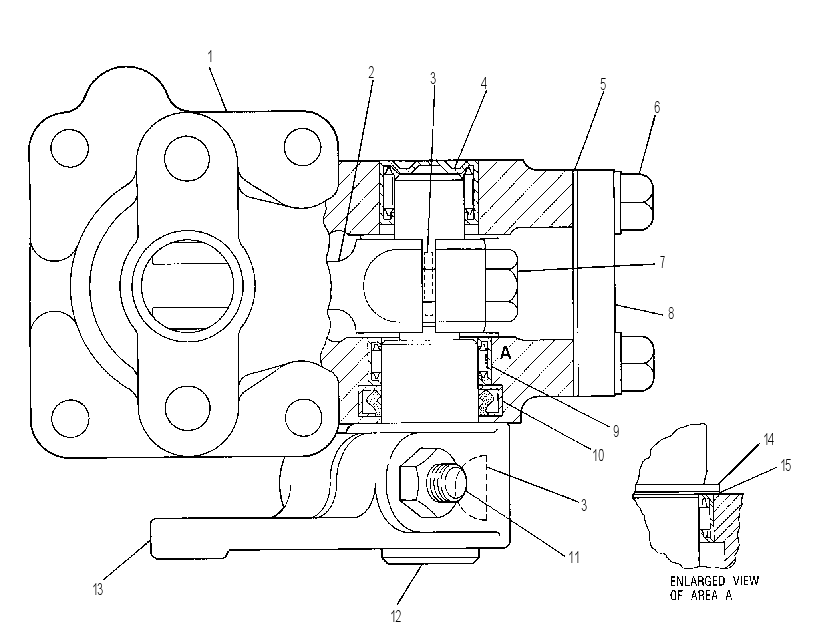 HOUSING GP-OUTPUT 3G3900 CAT