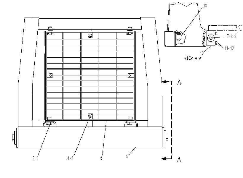 BUMPER GP-REAR 8G8639 CAT