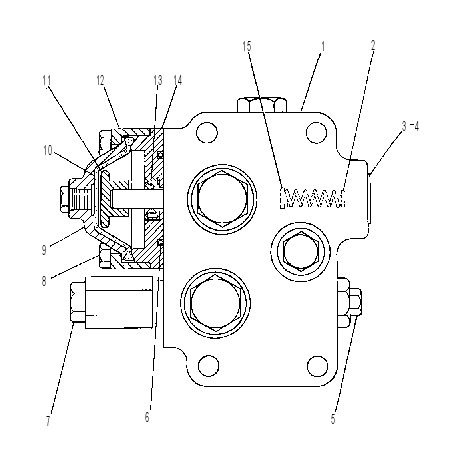 VALVE GP-BRAKE 9T2174 CAT