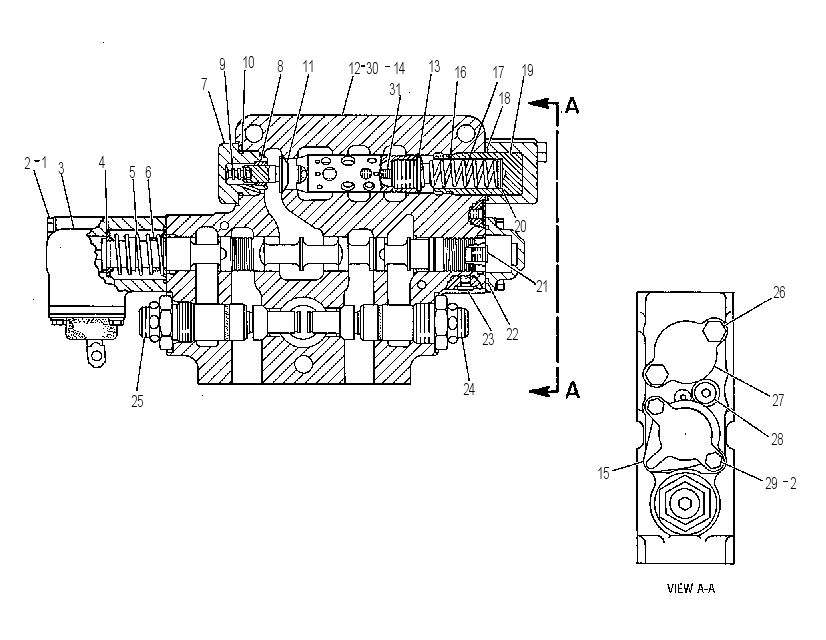 Клапан управляющий 4T1640 CAT