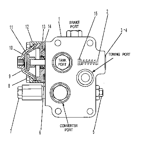 VALVE GP-BRAKE 9T2175 CAT