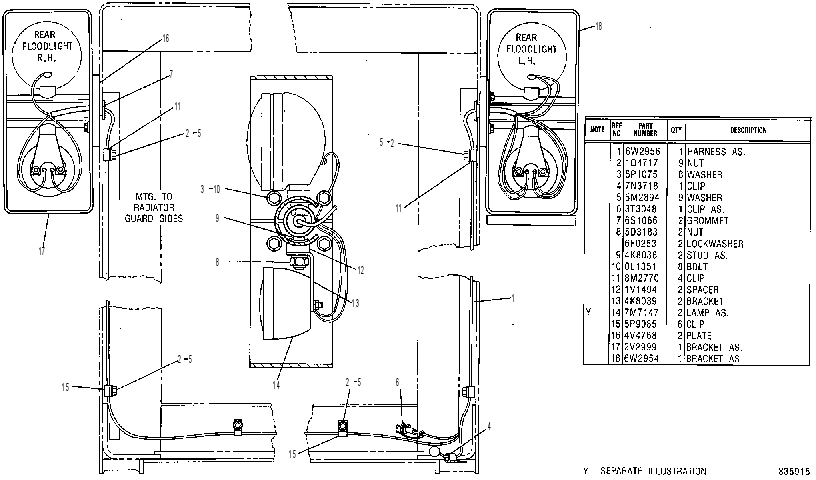 LIGHTING GP-STOP 6W2548 CAT
