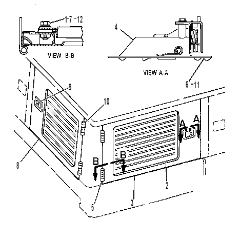 DOOR GP-HOOD SIDE 8V9107 CAT