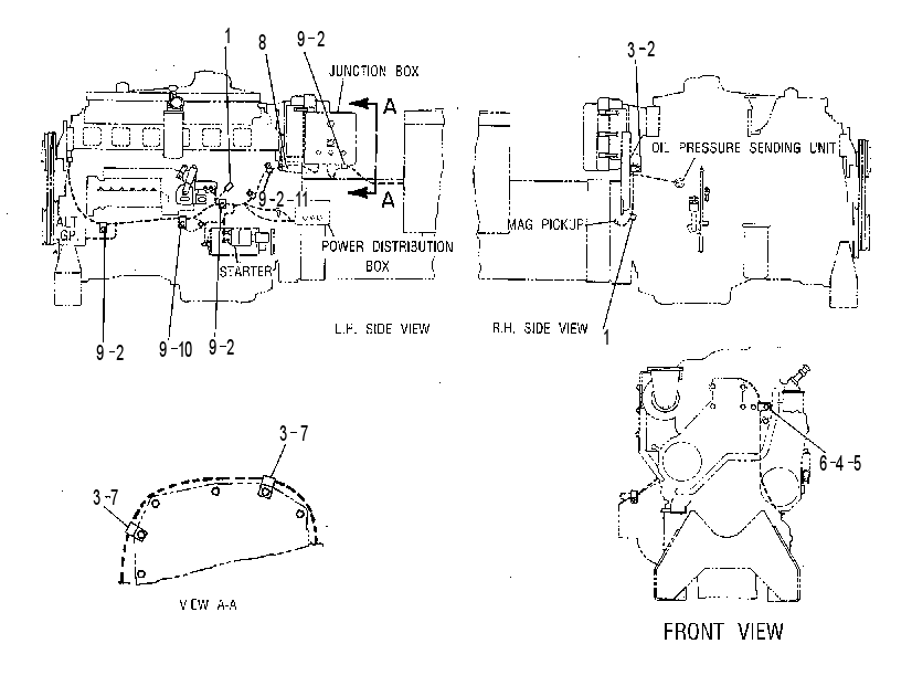 FASTENER GP-GENERATOR 7W5087 CAT