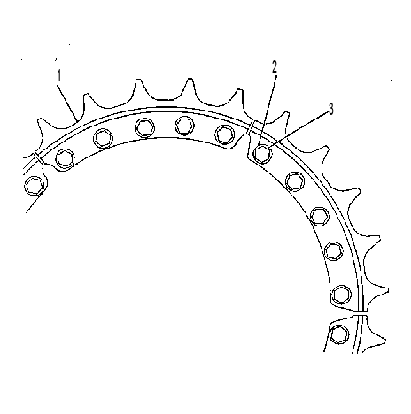 SEGMENT GP-SPROCKET 7G7212 CAT