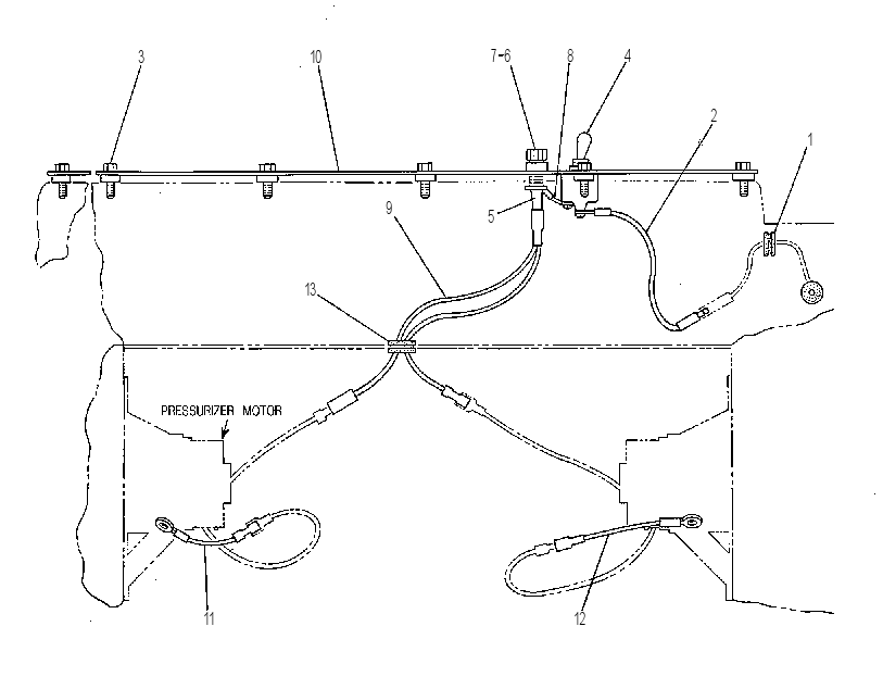 WIRING GP-PRESSURIZER 3W0684 CAT